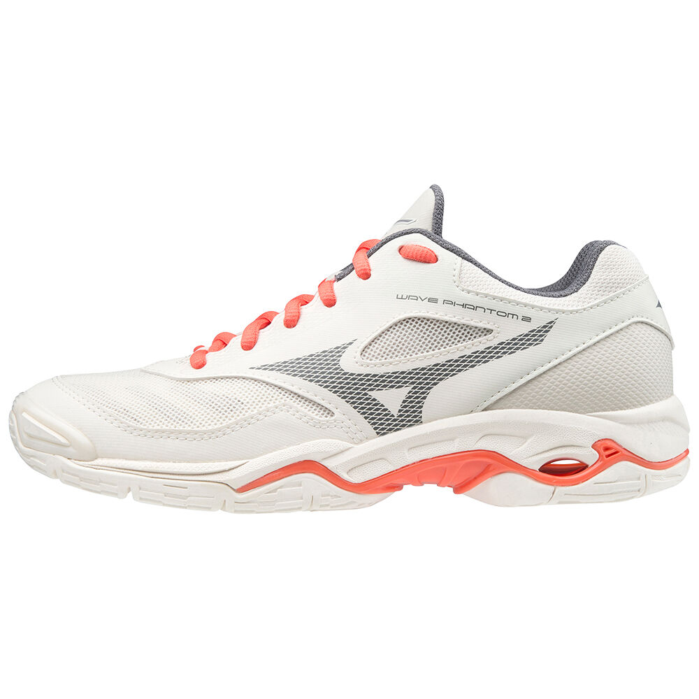 Mizuno Wave Phantom 2 - Bayan Hentbol Ayakkabısı - Beyaz Türkiye (MGNYPL-670)